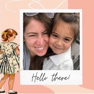 Modern and vintage girls clothing.